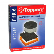 Topperr FHR6 Набор фильтров пылесоса Hoover, Sensory, Discovery, Octopus
