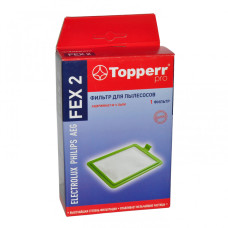 Topperr FEX2 Фильтр пылесоса ELECTROLUX, PHILIPS, ZANUSSI, AEG, (EF17, FC8030)